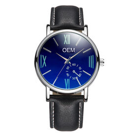 WJ-8102 Pabrik Hot Jual Bisnis Kulit Jam Tangan Tahan Air OEM Jam Tangan Pria Wrist Watches Kecil